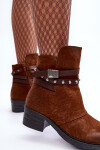 Ocieplané Botky Na Podpatku Camel Effie 40