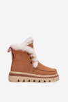 Dámské zimní boty z přírodního semiše Lee Cooper LCJ-25-01-3738 Camel 37