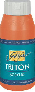 Akrylová barva SOLO GOYA Triton 750ml červená rumělka