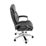 Kancelářské křeslo, houpací mechanismus, šedá ekokůže, KA-F1385 GREY