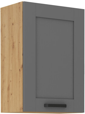 Horní skříňka Luna 50 G-72 1F Barva korpusu: Dub artisan, Barva dvířek: Dust Grey
