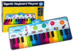 Mamido Taneční vzdělávací podložka Duha s pianem a nástroji 10 melodií