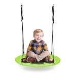 Zahradní houpačka Čapí hnízdo 110 cm ECOTOYS zelená