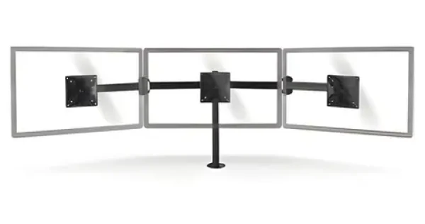 Nedis Stojan k monitoru Full Motion / Stojan k monitoru / 3 obrazovky / 14-24" / VESA 75x75, 100x100 mm (ERGOTMM100BK)