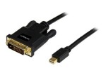 StarTech pasivní adaptér Mini DisplayPort M na HDMI M černá 2m / 4k a 2K / audio 7.1 (MDP2HDMM2MB)