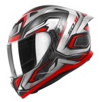Přilba Givi 50.9F Atomic černá matná-stříbrná-červená (Atbr)