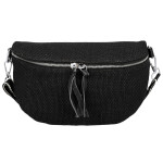 Trendy dámská textilní ledvinka Ayana, černá