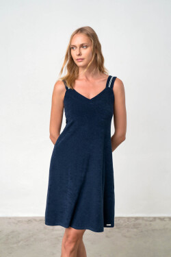 Vamp - Pohodlné froté šaty – Jenny 18356 - Vamp blue M