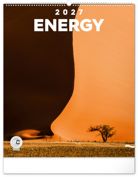 Nástěnný kalendář 2027 Notique Energie, 48 × 56 cm
