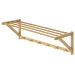 Věšák, bambus, přírodní, DR-B004 NAT