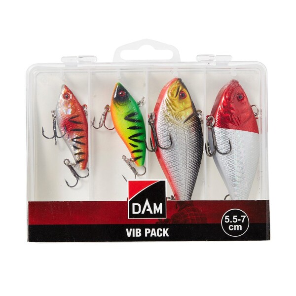 DAM Sada wobleru Vib Pack Box 5.5-7cm 4ks,DAM Sada wobleru Vib Pack Box 5.5-7cm 4ks