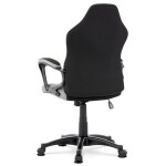 Herní židle, houpací mechanismus, černá látka, KA-L611 BLUE