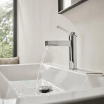 HANSGROHE - Finoris Umyvadlový ventil, EcoSmart, chrom 76013000