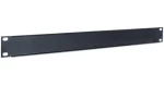 Intellinet černá / Záslepka do 19" racku / 1U / 483x44,5x9 mm / ocel (712675)