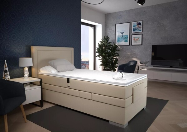 BLANÁŘ NÁBYTEK, a.s. Polohovatelný boxspring Margo - jednolůžko ROZMĚR: 90 x 200 cm