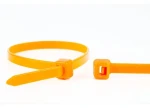 WKK Stahovací páska oranžová / Stahovací páska / rozebíratelná / 200 x 4,8 mm / 100 ks (110126371)