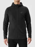 Pánský fleece regular s kapucí 4F - černý Velikost: L