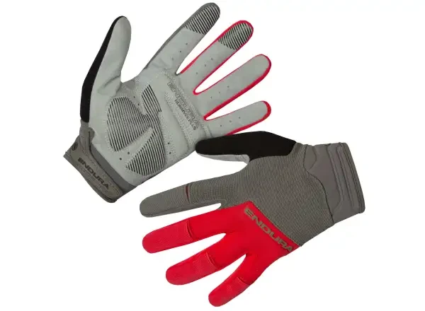 Endura Hummvee Plus II rukavice dlouhé Red vel. XS