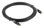 Lanberg CA-TOSL-10CC-0030-BK černá / Optický kabel / 3 m / Toslink - Toslink (CA-TOSL-10CC-0030-BK)