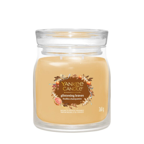 Yankee Candle Signature svíčka: Glistening Leaves 368g (2 knoty)