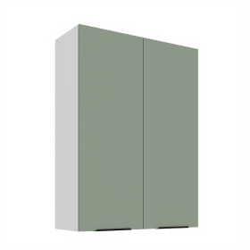 Horní skříňka Aria 80 G-108 2F Barva korpusu: Bílá, Barva dvířek: SA - Aquamarine AFM