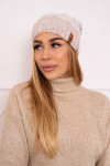 Milano fleecová čepice K203 ecru melange+light beige UNI