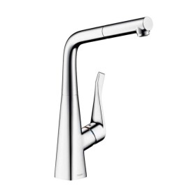 HANSGROHE - M71 Dřezová baterie M7114-H320 s výsuvnou sprškou, sBOX, chrom 73812000