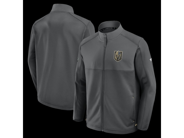Fanatics Pánská bunda Vegas Golden Knights NHL Authentic Pro Rink Poly Fleece FZ Velikost: 2XL