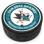 Mustang Puk San Jose Sharks NHL Center Ice