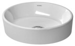 DURAVIT - Starck 2 Umyvadlo na desku, 44x40 cm, bez přepadu, bílá 2321440000