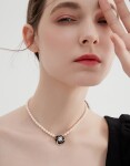 Luxusní perlový náhrdelník Giovana, Zlatá 36 cm + 5 cm (prodloužení)