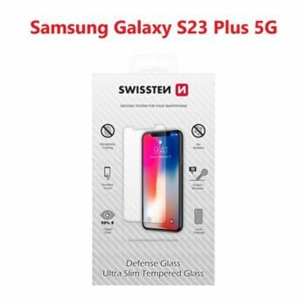 SWISSTEN Ochranné temperované sklo 2.5D pro SAMSUNG S916B GALAXY S23 PLUS 5G RE (74517940)