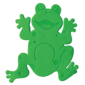 Spirella protiskluzové přísavky ve tvaru žabiček zelená / PVC / 6 ks (7610583096951)