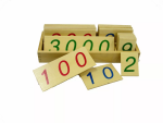 Moyo Montessori Moyo Montessori Velké dřevěné karty s čísly 1-3000
