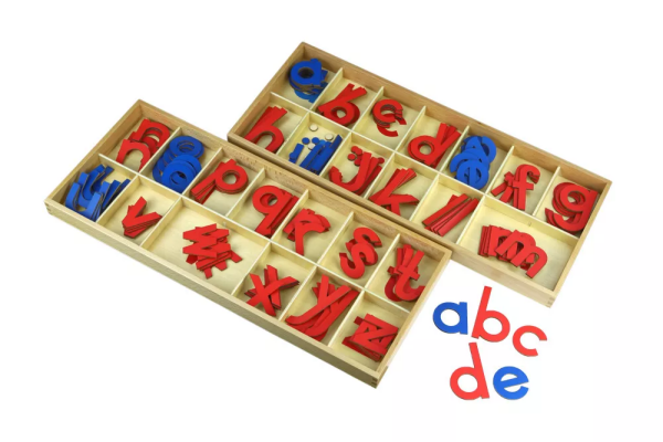 Moyo Montessori Moyo Montessori Velká pohyblivá abeceda, dřevěná