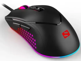 Sandberg Azazinator černá / optická herní myš / 6400 DPI / 7 tlačítek / USB / LED podsvícení (640-20)