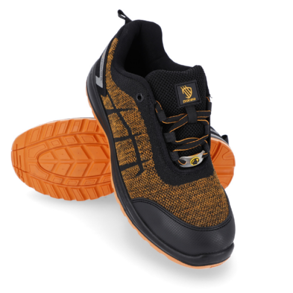 Procera CHESTER S1P ESD obuv black/orange 39-47