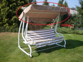 ROJA stříška k houpačce DE LUXE - béžová