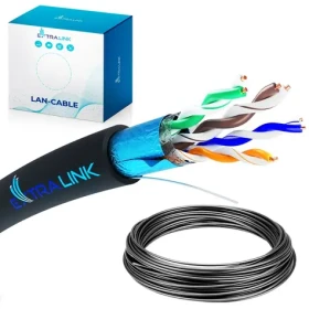 Extralink CAT5E / Síťový kabel / FTP / venkovní / 50 m / PoE (EX.32341)