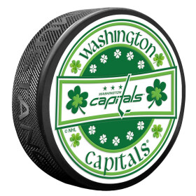 Mustang Puk Washington Capitals NHL Lucky St. Patricks Day Puck