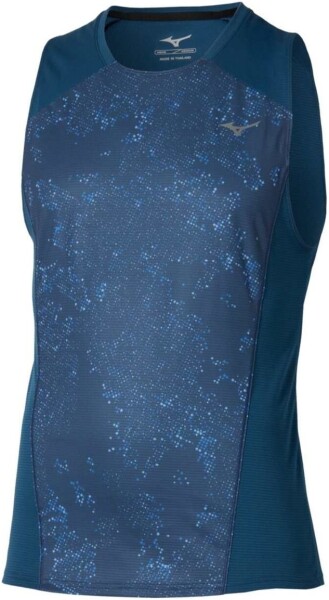 Běžecké tílko Mizuno Active DryAeroFlow Graphic Tank Top J2GAD01012 Velikost textilu: XL