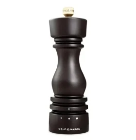 ColeMason London Dark Chocolate / Mlýnek na sůl / výška 18 cm / Grind Select (H233120)