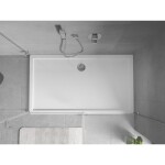 MEXEN - Flow sprchová vanička obdélníková slim 80 x 140, bílá lesk 46R108014