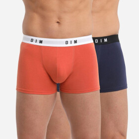 Pánské boxerky 2 ks DIM BOXER ORIGINAL 2x - DIM - oranžová XXL