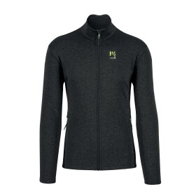 Pánská mikina KARPOS M Pizzocco Full Zip Fleece, Black velikost: XXL