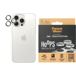 PanzerGlass HoOps Apple iPhone 16 Pro/15 Pro/16 Pro Max/15 Pro Max ochranné kroužky pro čočky fotoaparátu - bílý hliník (1194)
