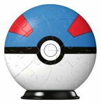 Pokémon 3D Puzzle-Ball - Greatball - 54 dílů