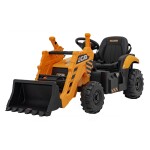Mamido Dětský elektrický bagr JCB s lopatou žlutý