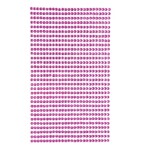DpCraft nalepovací kamínky 3 mm 806 ks růžové střední