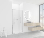 CERANO - Stěnový profil pro instalaci do niky pro dveře a zástěny Porte L/P - chrom - 190 CER-476321
